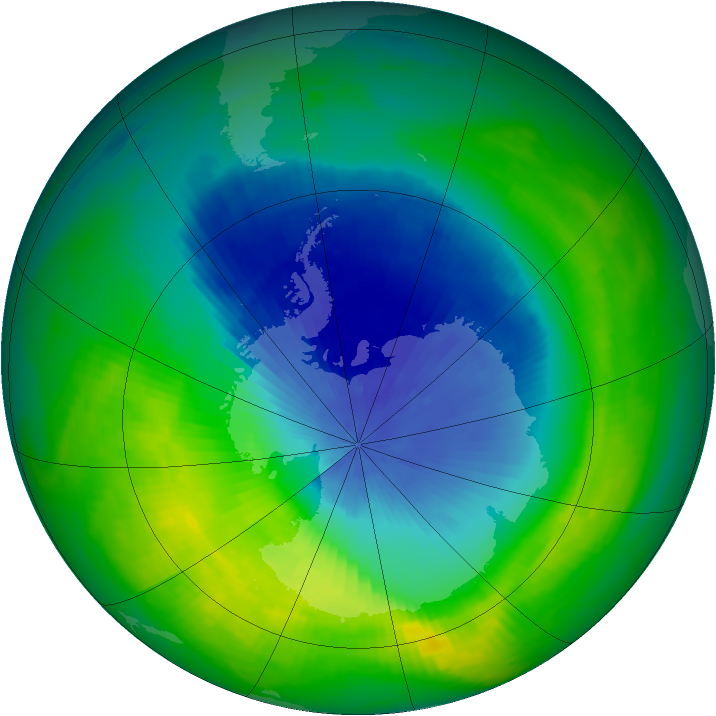 Ozone Map 1984-10-29